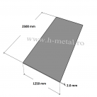 Tabla zincata 2.0 x1250x2500 mm 1